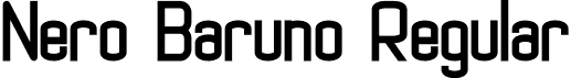 Nero Baruno Regular font - nero-baruno.ttf