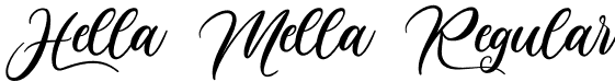 Hella Mella Regular font - hellamella-personal-use-only.otf