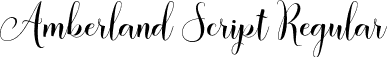 Amberland Script Regular font - Amberland Script.otf