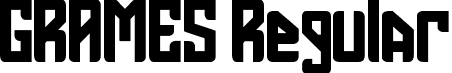 GRAMES Regular font - grames.ttf