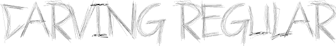 Carving Regular font - carving.ttf