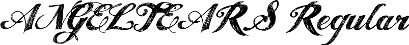 ANGELTEARS Regular font - ANGEL___.otf