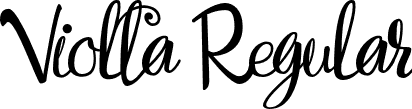 Violla Regular font - Violla.otf