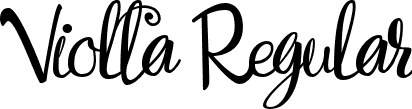 Violla Regular font - Violla.ttf