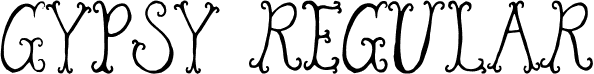 Gypsy Regular font - Gypsy-Regular.ttf