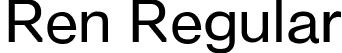 Ren Regular font - Ren-VF.ttf