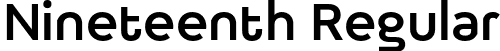 Nineteenth Regular font - Nineteenth-rg2j8.otf