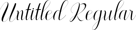 Untitled Regular font - Misley.ttf