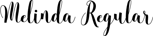 Melinda Regular font - Melinda.otf