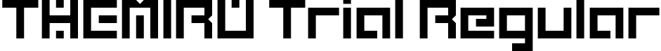 THEMIRU Trial Regular font - THEMIRU Trial.otf