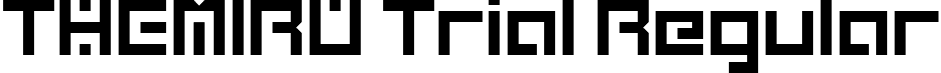 THEMIRU Trial Regular font - THEMIRU Trial.ttf