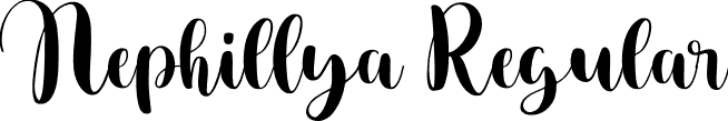 Nephillya Regular font - Nephillya.otf