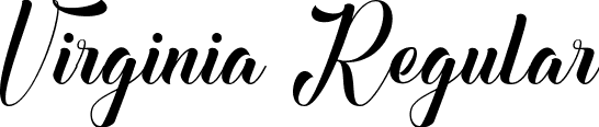 Virginia Regular font - Virginia.ttf