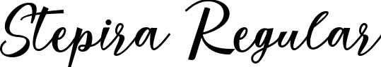 Stepira Regular font - Stepira.ttf