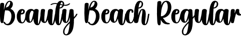 Beauty Beach Regular font - Beauty-Beach.otf