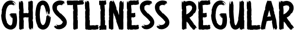 Ghostliness Regular font - Ghostliness.otf