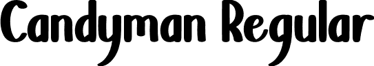 Candyman Regular font - Candyman.otf