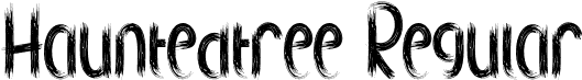 Hauntedtree Regular font - Hauntedtree.otf