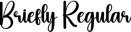 Briefly Regular font - Briefly.otf