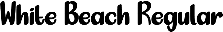 White Beach Regular font - White-Beach.otf