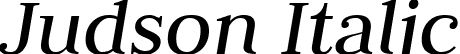 Judson Italic font - Judson-Italic.ttf