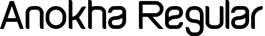 Anokha Regular font - anokha.ttf