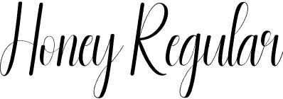 Honey Regular font - Honey.otf