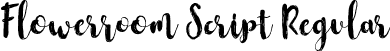 Flowerroom Script Regular font - Flowerroom-Script.otf