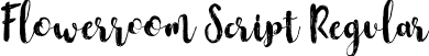 Flowerroom Script Regular font - Flowerroom-Script.ttf