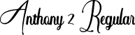 Anthony 2 Regular font - Anthony-2.ttf