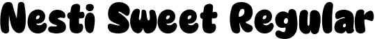 Nesti Sweet Regular font - Nesti-Sweet.otf