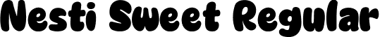 Nesti Sweet Regular font - Nesti-Sweet.ttf