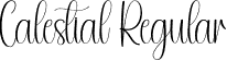 Calestial Regular font - Calestial.otf