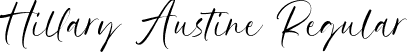 Hillary Austine Regular font - Hillary-Austine.otf