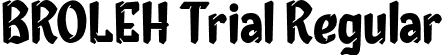 BROLEH Trial Regular font - BROLEH-Trial.otf