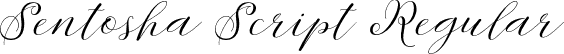 Sentosha Script Regular font - Sentosha-Script.otf