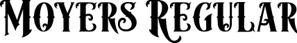 Moyers Regular font - Moyers.ttf