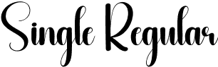 Single Regular font - Single.otf