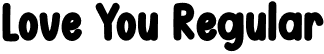 Love You Regular font - Love-You.otf