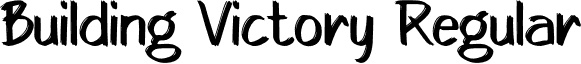 Building Victory Regular font - BuildingVictory.otf