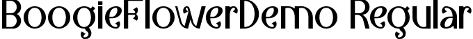 BoogieFlowerDemo Regular font - BoogieFlowerDemoRegular.ttf