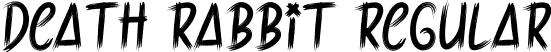 Death Rabbit Regular font - Death-Rabbit.otf