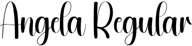 Angela Regular font - Angela.otf