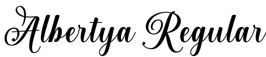 Albertya Regular font - Albertya-OT.otf