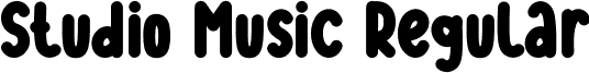 Studio Music Regular font - Studio-Music.otf