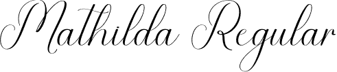 Mathilda Regular font - Mathilda.otf