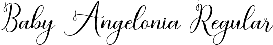 Baby Angelonia Regular font - Baby-Angelonia.otf