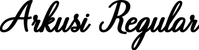 Arkusi Regular font - Arkusi.otf