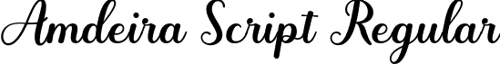 Amdeira Script Regular font - Amdeira-Script.otf