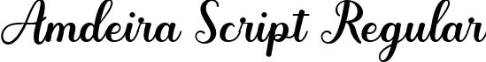 Amdeira Script Regular font - Amdeira-Script.ttf